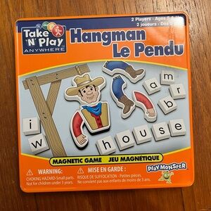 3/$20 Magnetic hang man game